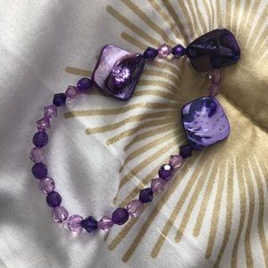 Purple bracelet